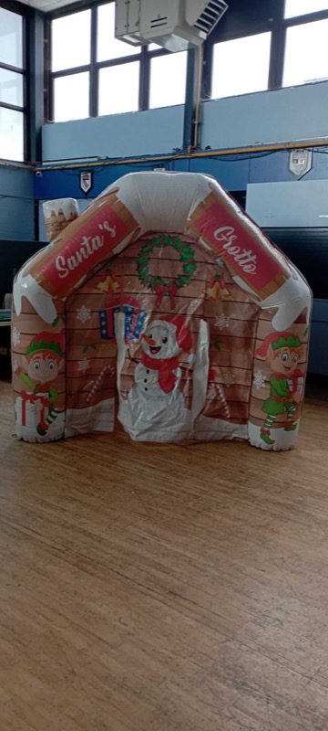 Santa's Grotto walk-in inflatable for parties in Cork