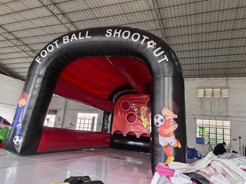Football Shootout target game inflatable for parties in Cork